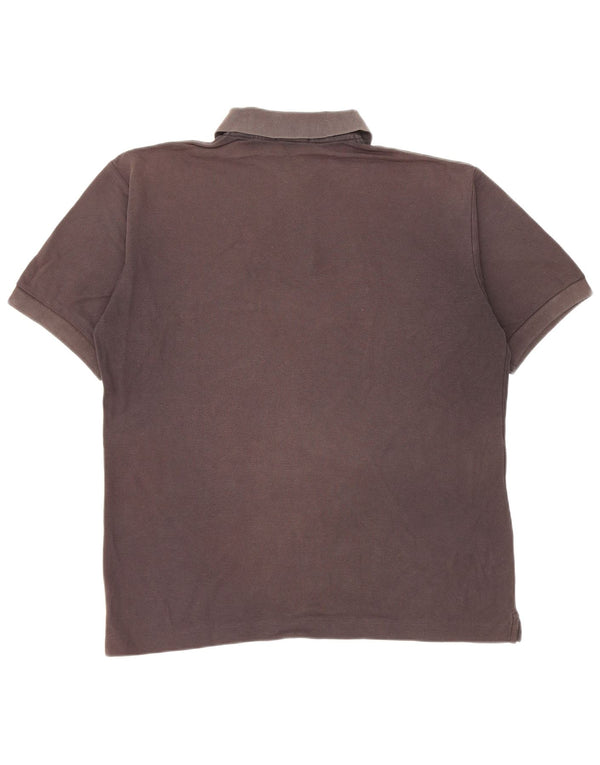 Polo da uomo Fila Large in cotone nero
