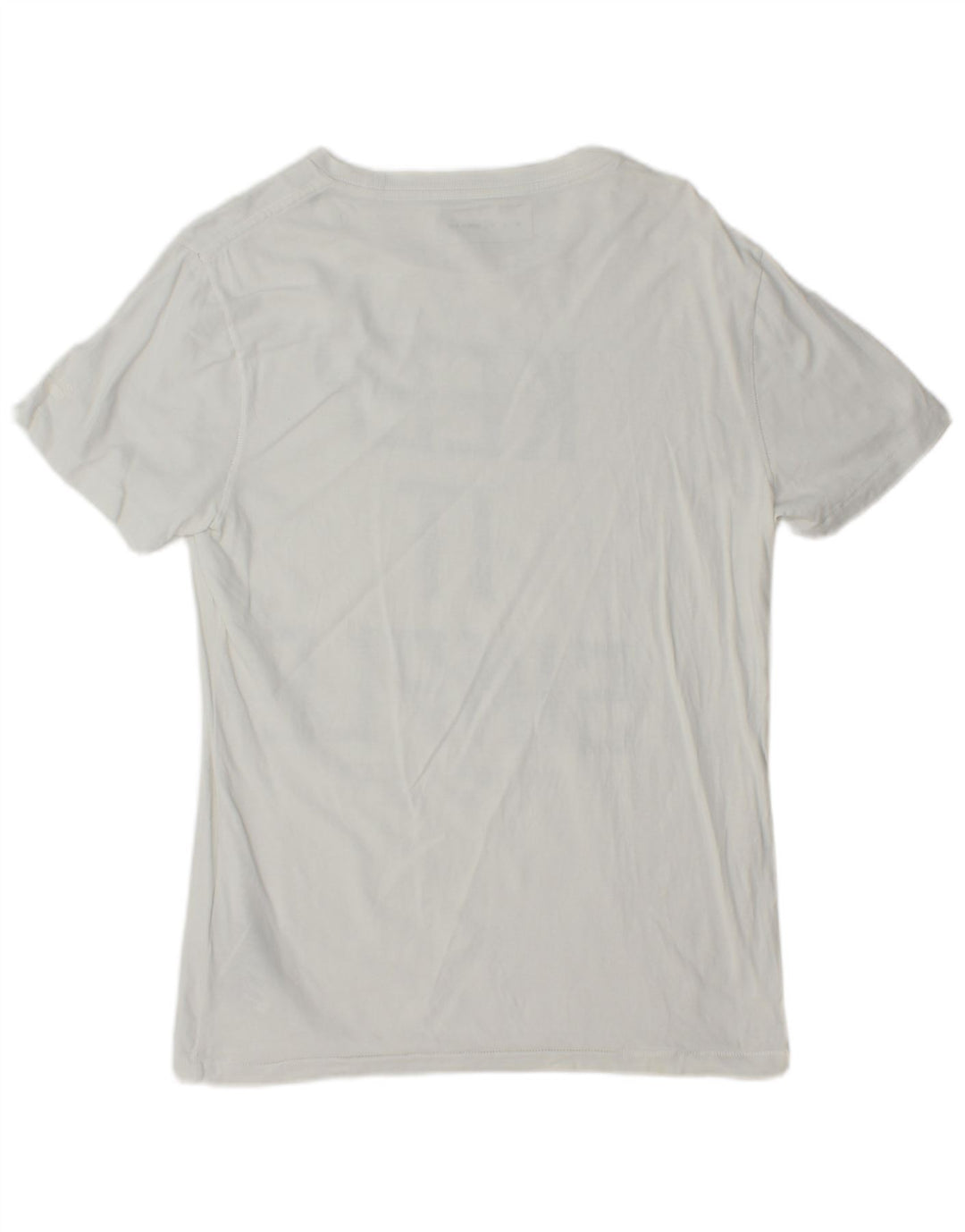 T-shirt grafica da uomo Gas Top piccola in cotone bianco