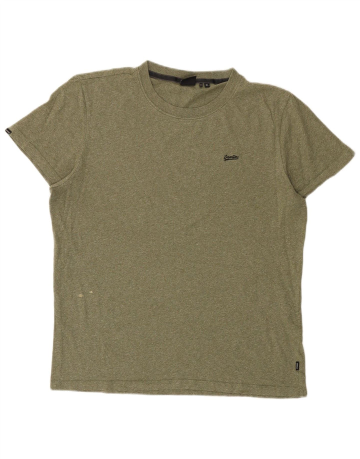 T-shirt da uomo Superdry Top XL Khaki chiazzato