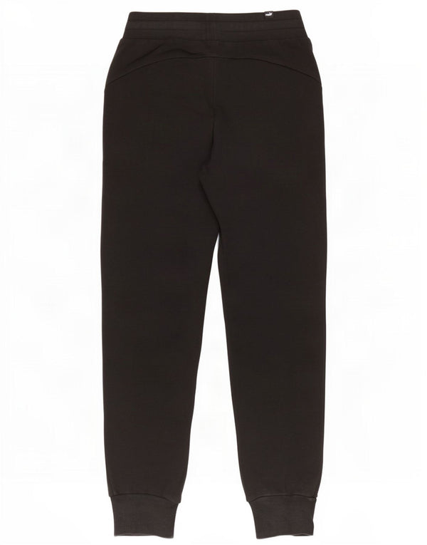 Pantaloni da tuta da donna Puma Joggers UK 8 Small Black Cotton