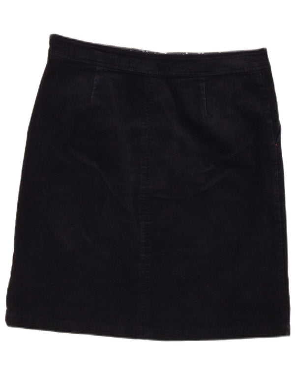 Gonna in velluto a coste da donna White Stuff UK 10 Small W32 Cotone blu navy