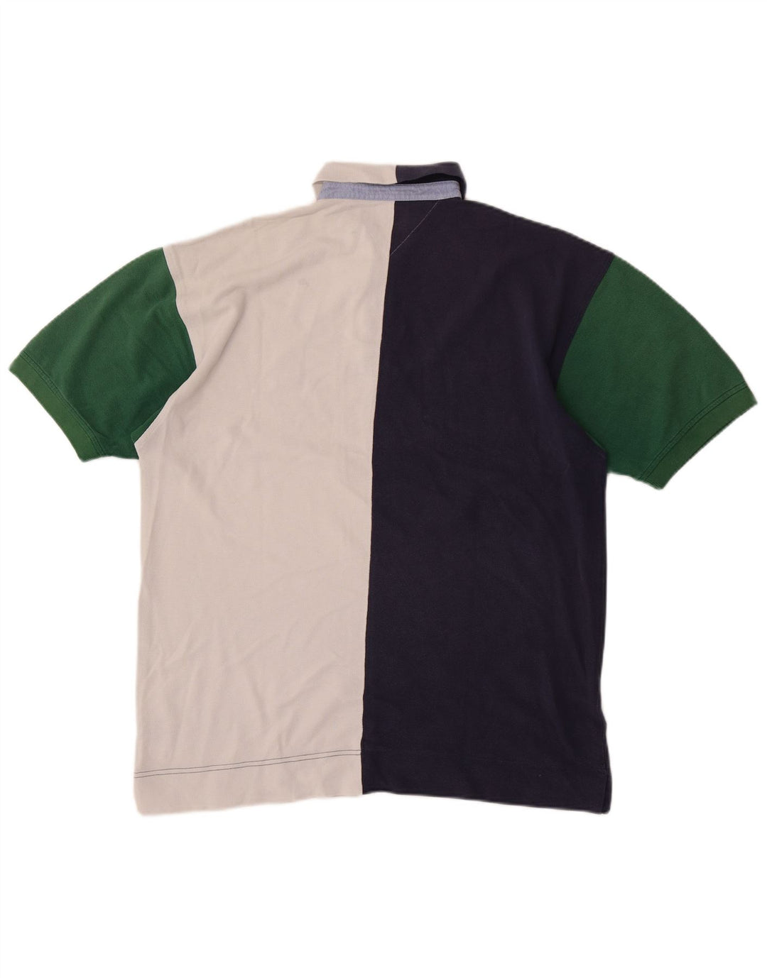Polo da uomo Tommy Hilfiger in cotone color block medio multicolore