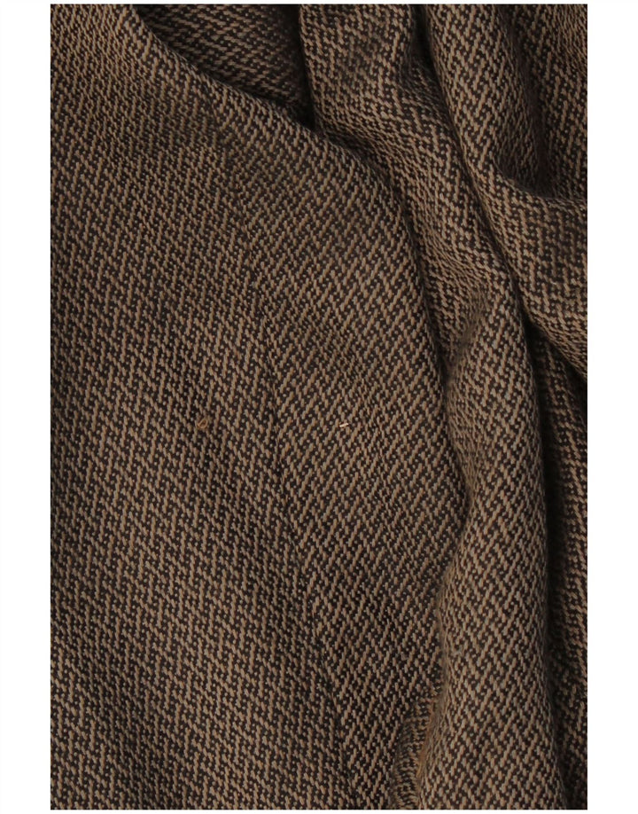 LUISA SPAGNOLI Giacca Blazer a 1 Bottone da Donna IT 46 Large Marrone Geometrico