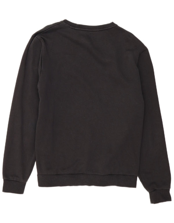 Felpa grafica da uomo Puma Maglione grande in cotone nero