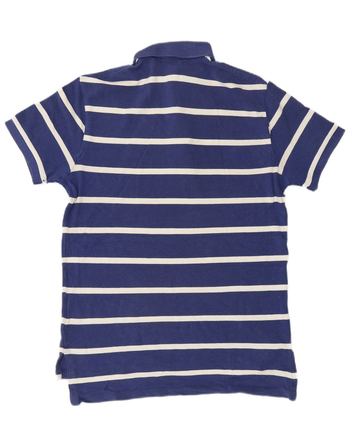 POLO RALPH LAUREN Polo da uomo piccola in cotone a righe blu navy