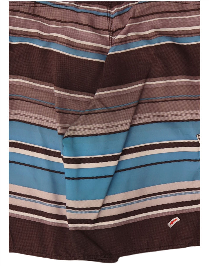 BILLABONG Pantaloncini da bagno grafici da uomo Poliestere a righe grigio medio