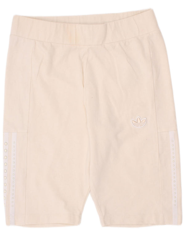 Pantaloncini sportivi Adidas bambina 11-12 anni in cotone beige