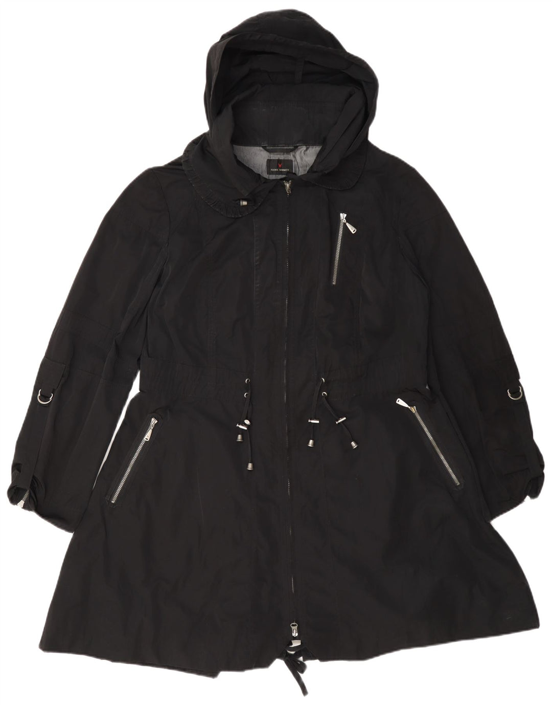 Giacca parka con cappuccio da donna FUCHS & SCHMITT UK 12 media nera