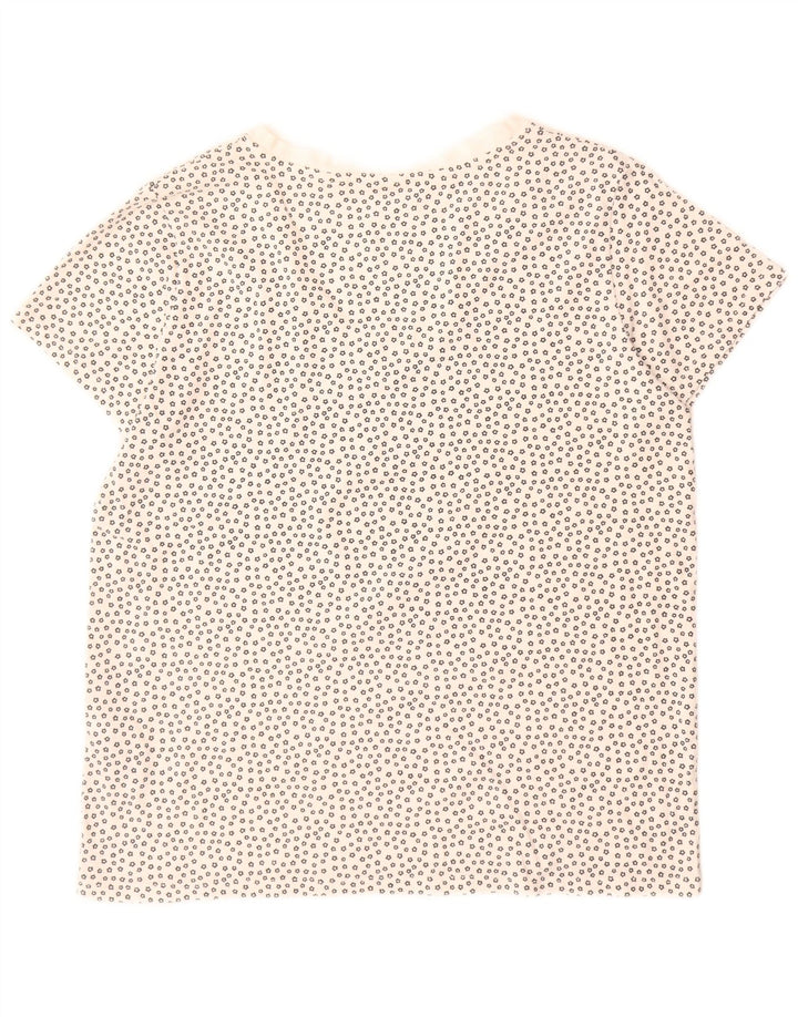 T-shirt da donna Levi's Top UK 16 grande cotone maculato bianco