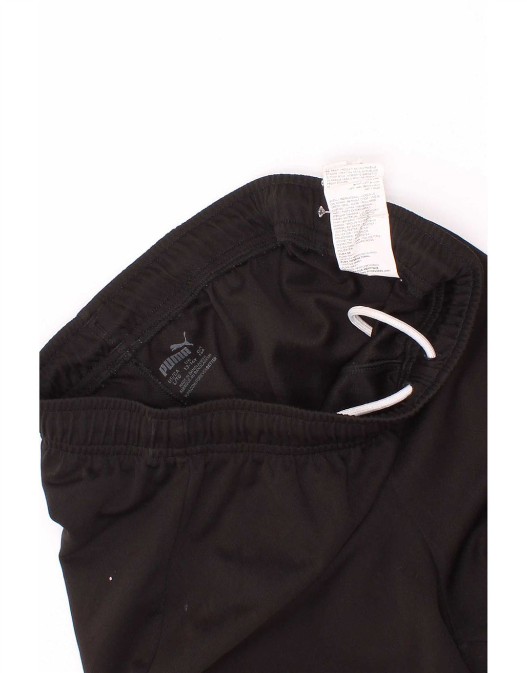 Pantaloncini sportivi Puma da ragazzo 13-14 anni in poliestere nero
