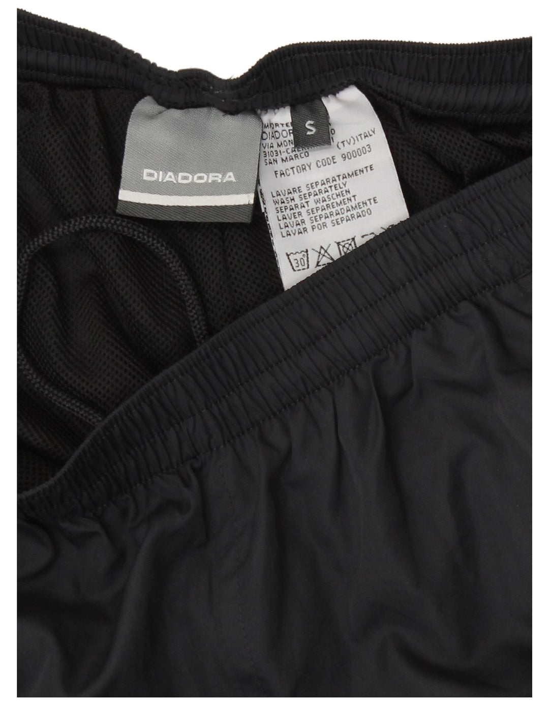 Pantaloni da tuta da donna Diadora UK 10 Small Grigio Colourblock Poliestere