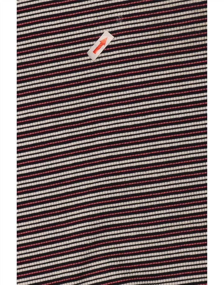 Abito maxi aderente da donna Oasis UK 12 Cotone a righe multicolore medio