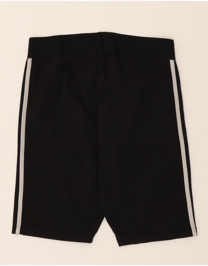 ADIDAS Womens Sport Shorts UK 16/18 Large  Black Polyester Vintage Adidas and Second-Hand Adidas from Messina Hembry 