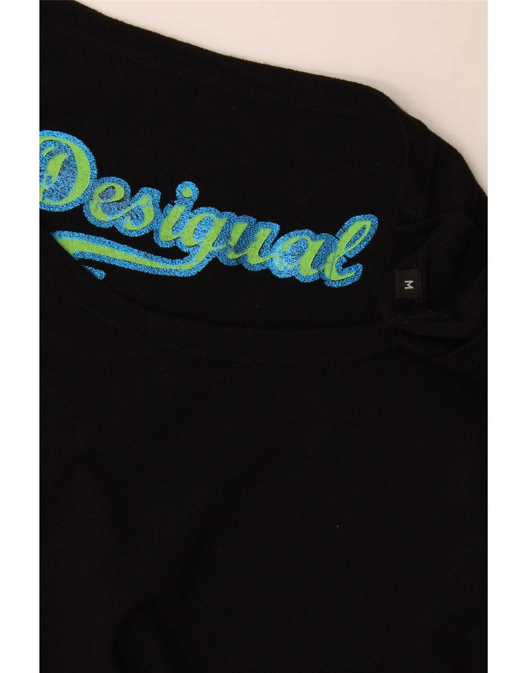 Desigual Abito tubino grafico da donna UK 12 Medio Nero geometrico