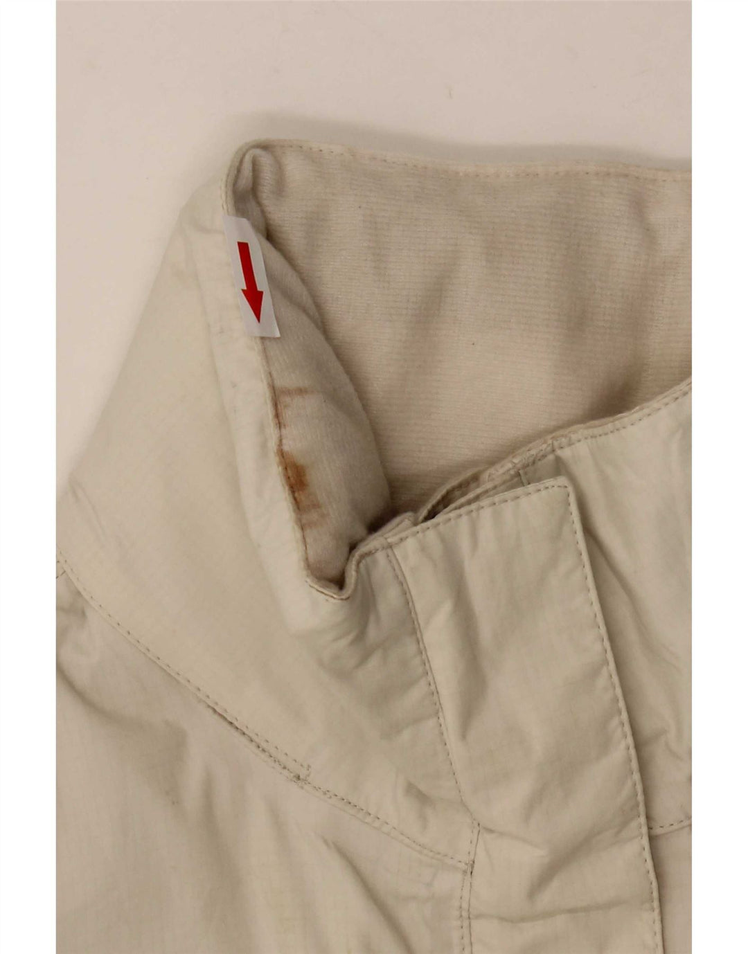 Giacca antipioggia con cappuccio da donna The North Face UK 14 nylon bianco medio