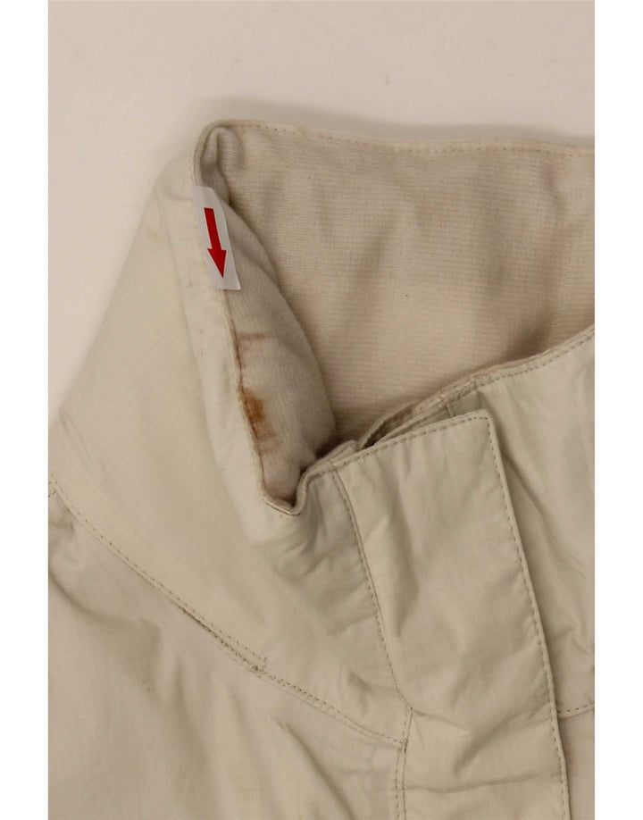Giacca antipioggia con cappuccio da donna The North Face UK 14 nylon bianco medio