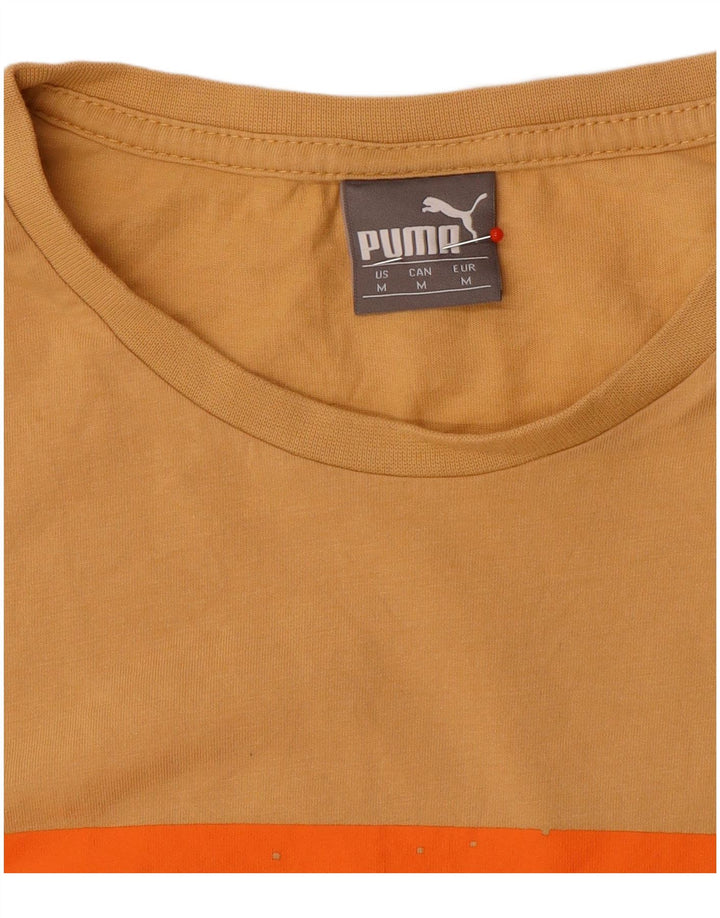 Maglietta grafica da uomo Puma Top gialla media