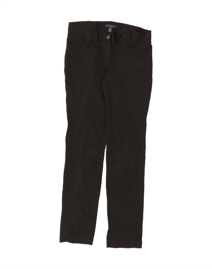 TOMMY HILFIGER Womens Slim Casual Trousers US 8 Medium W32 L33 Black Vintage Tommy Hilfiger and Second-Hand Tommy Hilfiger from Messina Hembry 