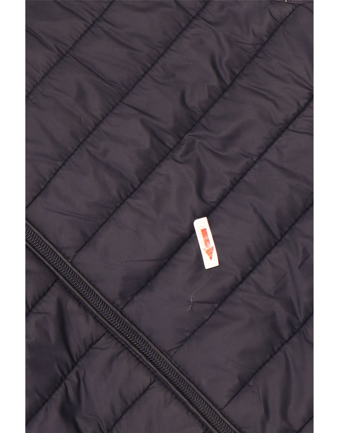 Gilet imbottito da uomo Zara UK 40 grande in poliestere blu navy