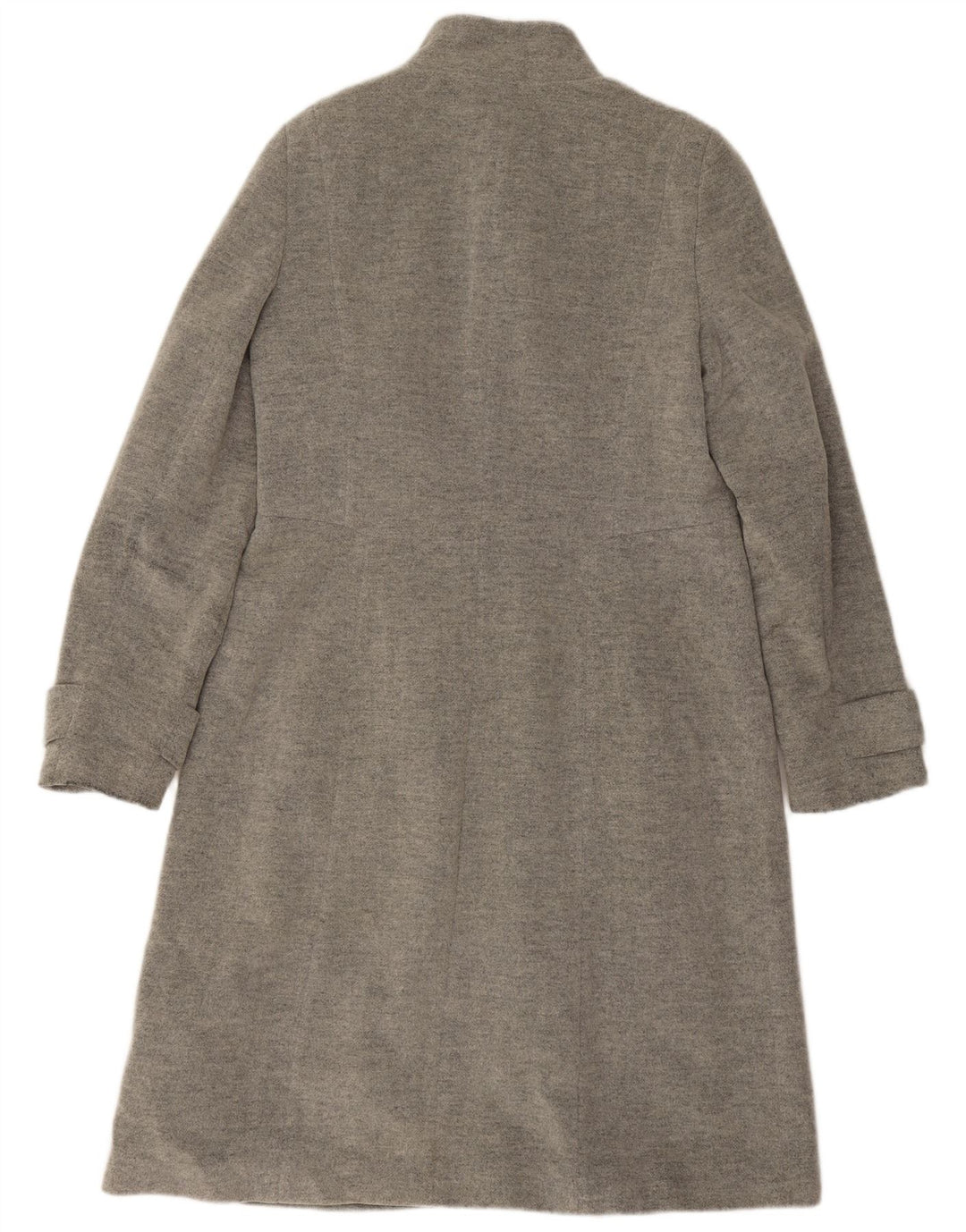 Soprabito da donna Laura Ashley UK 14 grande lana grigia