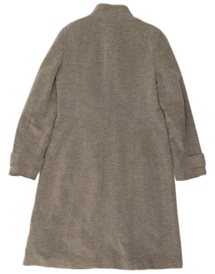 Soprabito da donna Laura Ashley UK 14 grande lana grigia