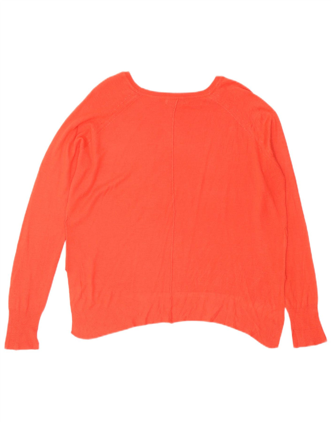 Maglione maglione oversize con scollo a barca da donna Zara UK 10 piccolo arancione