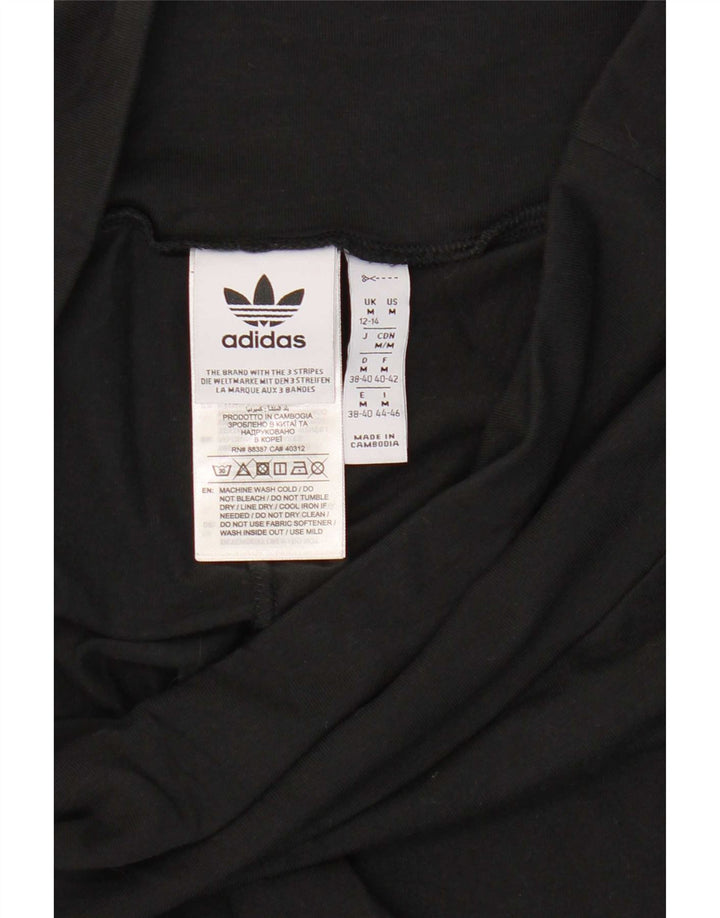 Leggings Adidas da donna UK 12/14 cotone mimetico nero medio