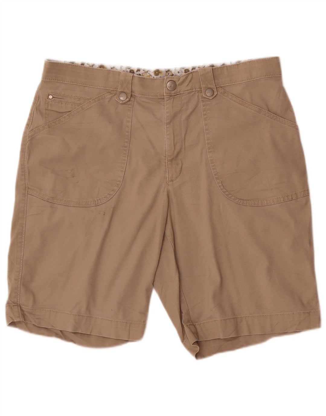 Pantaloncini chino da donna Lee W34 grandi beige