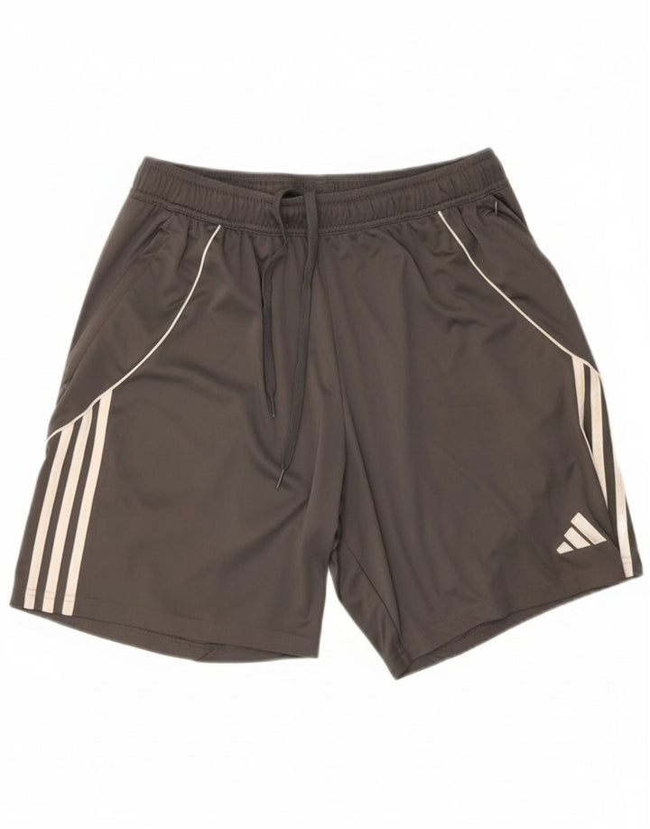 Pantaloncini sportivi Adidas Aeroready Regular Fit da uomo di grandi dimensioni in poliestere grigio