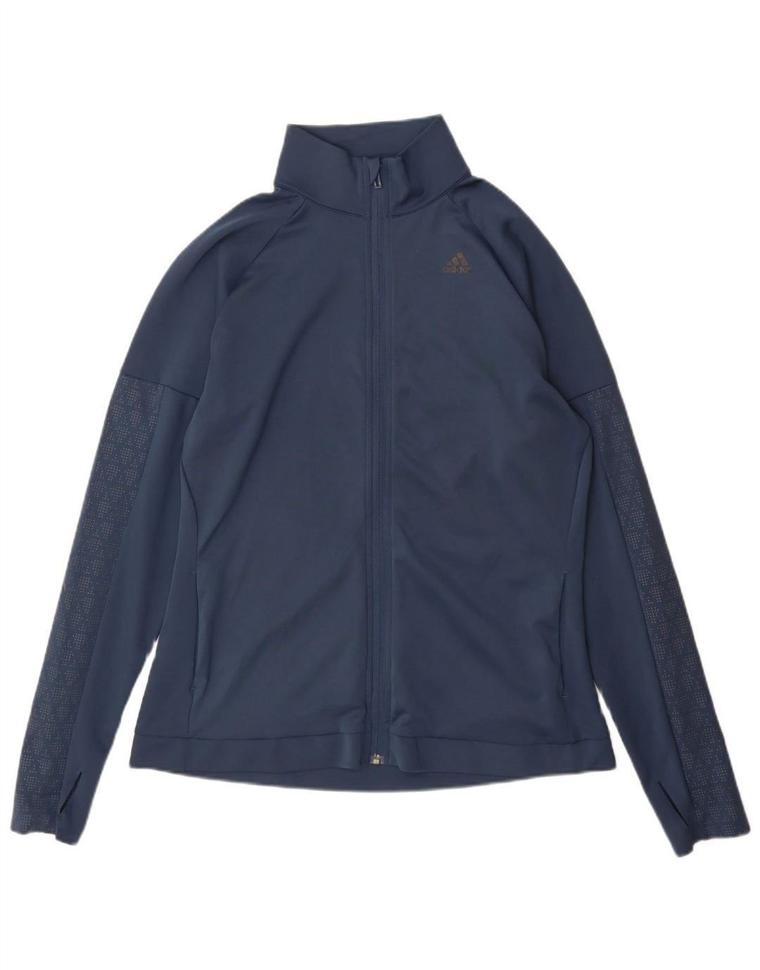Giacca da tuta da donna Adidas Climalite UK 18 XL poliestere blu navy