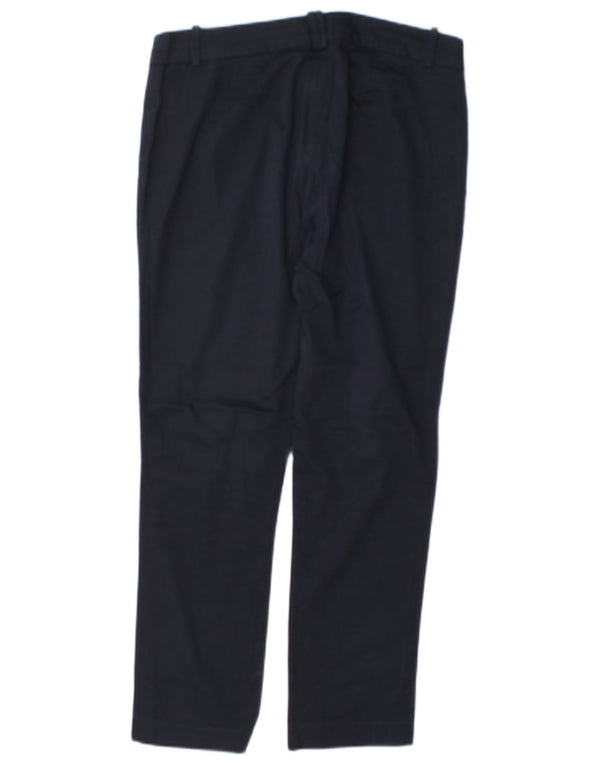 Pantaloni chino slim da donna Zara EU 38 Small W28 L26 Blu navy