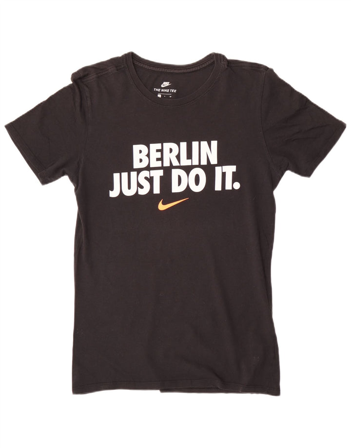 T-shirt grafica da uomo Nike Top piccola nera