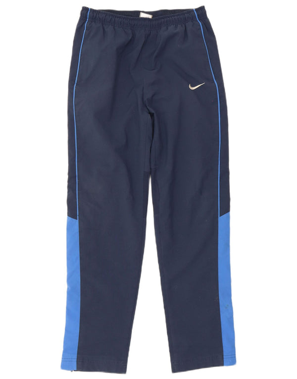 Pantaloni della tuta da ragazzo Nike 12-13 anni Large Blu Navy Colourblock