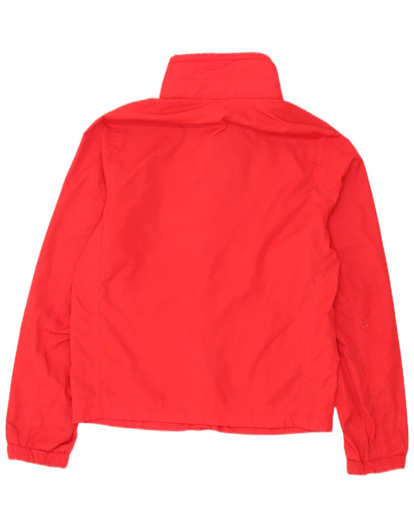 Giubbotto bomber oversize da donna Hollister UK 10 Small Rosso Poliestere