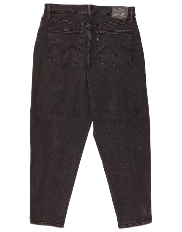 Levi's Women's Mom Jean Jeans affusolati a vita alta W30 L27 cotone nero
