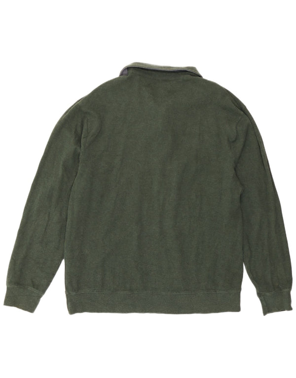 Maglione maglione da uomo con collo alto Gant 2XL cotone verde