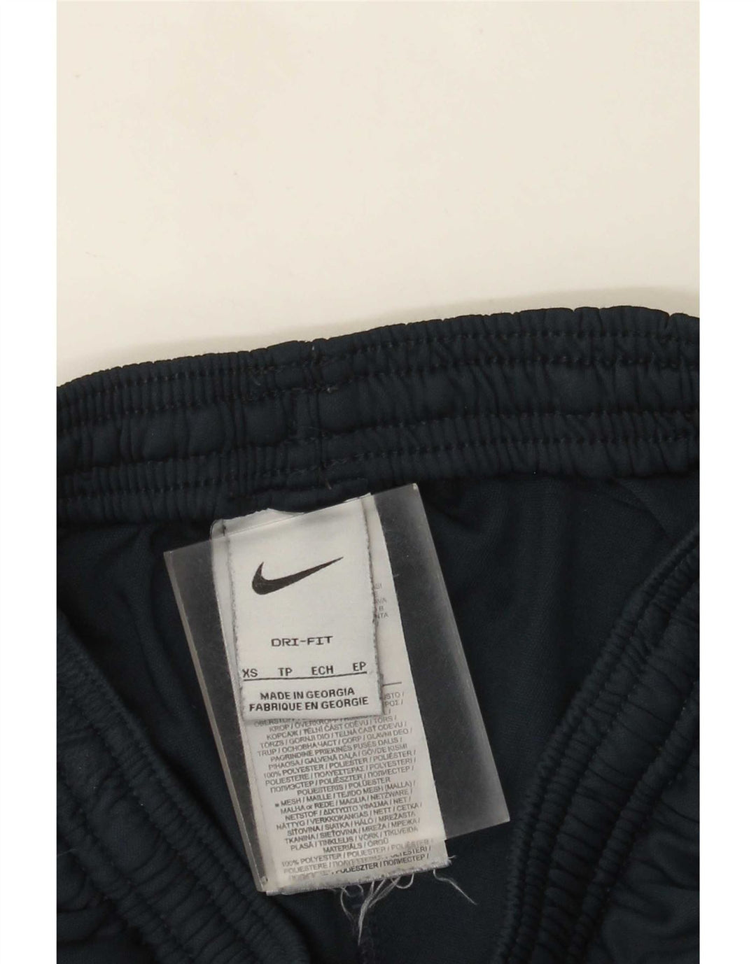 Pantaloni da tuta Nike da uomo XS in poliestere blu navy