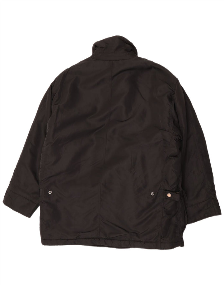 Cappotto giacca a vento da uomo Hugo Boss EU 52 XL nero poliammide
