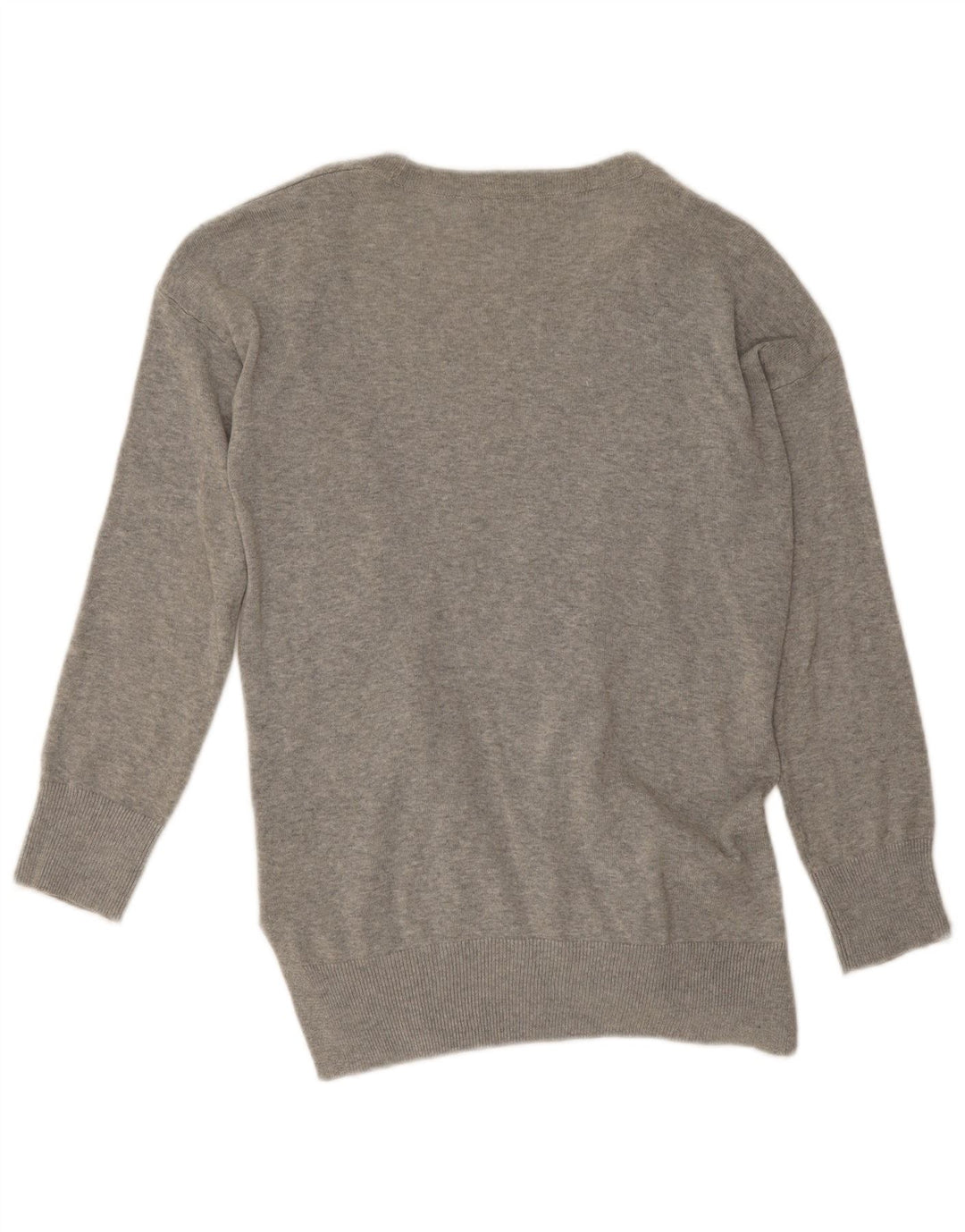 Maglione cardigan aperto da donna Marks & Spencer UK 10 piccolo grigio