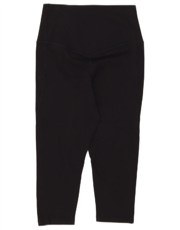 Leggings Nike Dri Fit Capri da donna UK 14 grande nylon nero