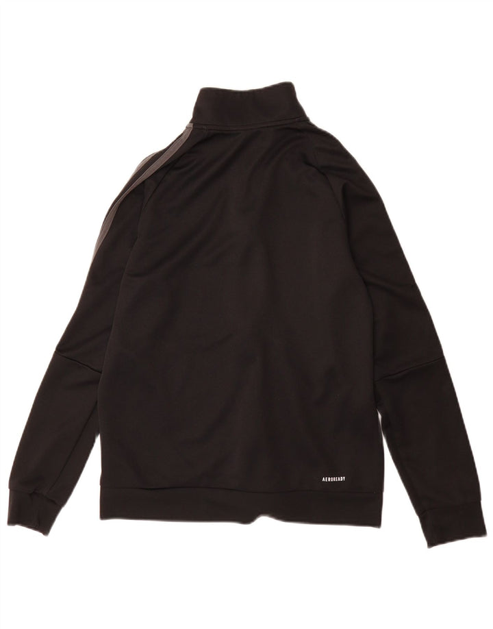 Giacca da tuta Adidas Aeroready da ragazzo 13-14 anni in poliestere nero