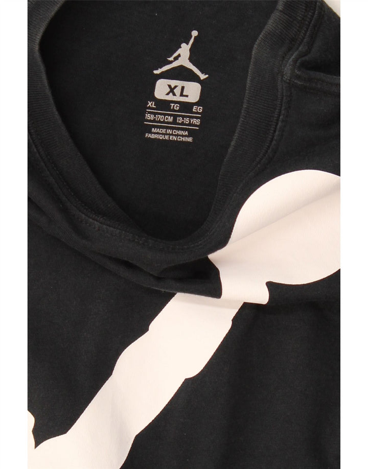 T-shirt grafica JORDAN per ragazzi 13-14 anni XL Nera