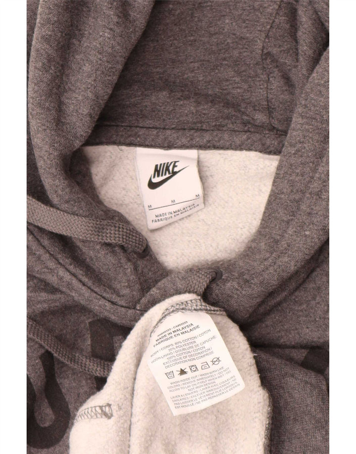 Felpa con cappuccio grafica Nike Purdue da uomo in cotone grigio medio