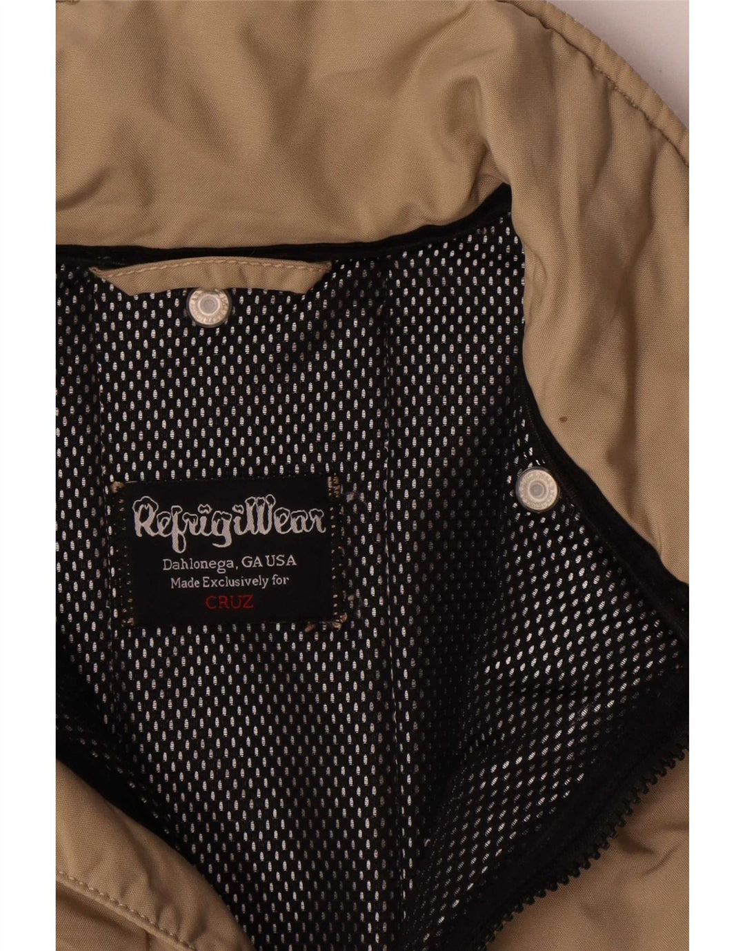 Giacca imbottita da donna Refrigiwear UK 16 Large Beige