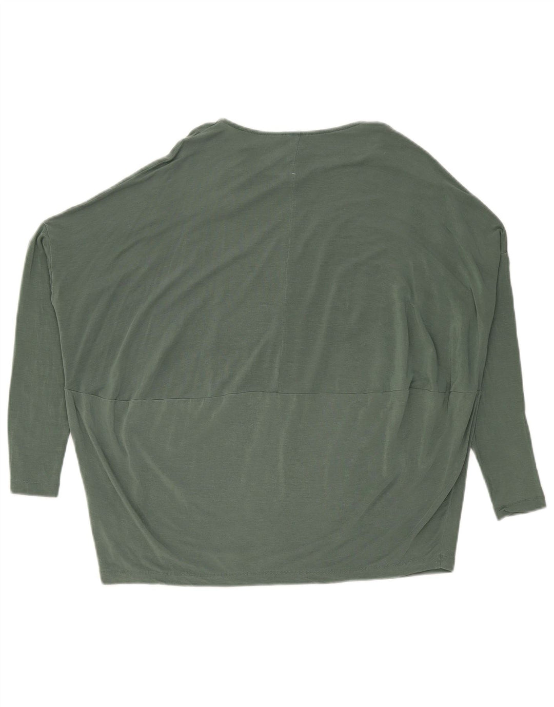 Cos Top oversize da donna a maniche lunghe UK 10 Small Green Lyocell