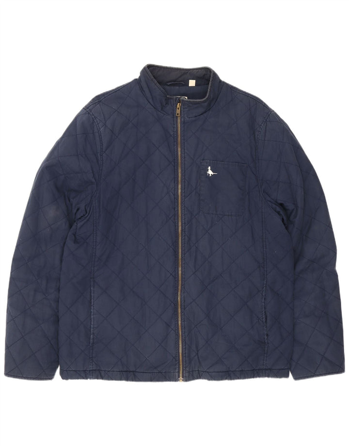 Giacca trapuntata da uomo Jack Wills UK 42 XL Cotone blu navy