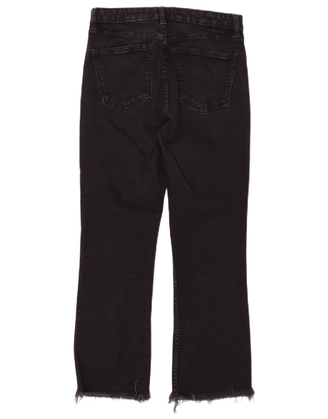 Jeans corti da donna Zara EU 38 piccoli W28 L25 neri
