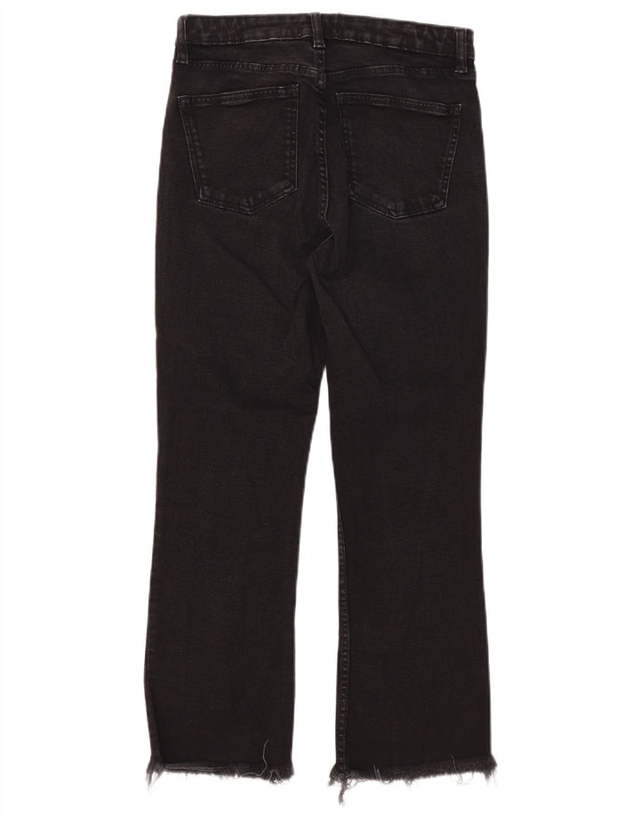 Jeans corti da donna Zara EU 38 piccoli W28 L25 neri