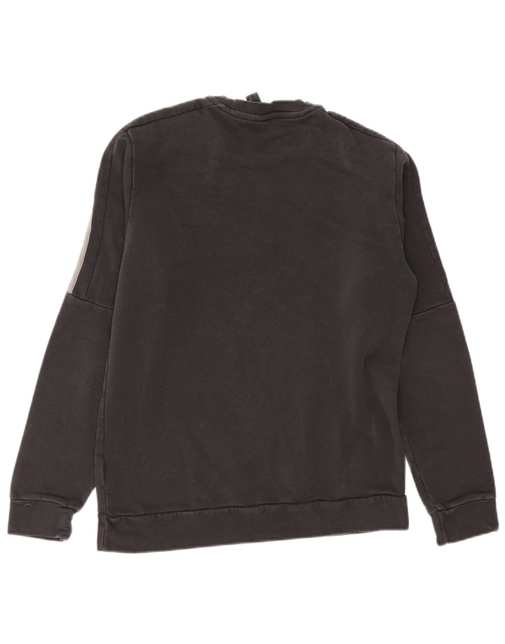 Felpa Adidas Uomo Maglione Piccolo Cotone Nero