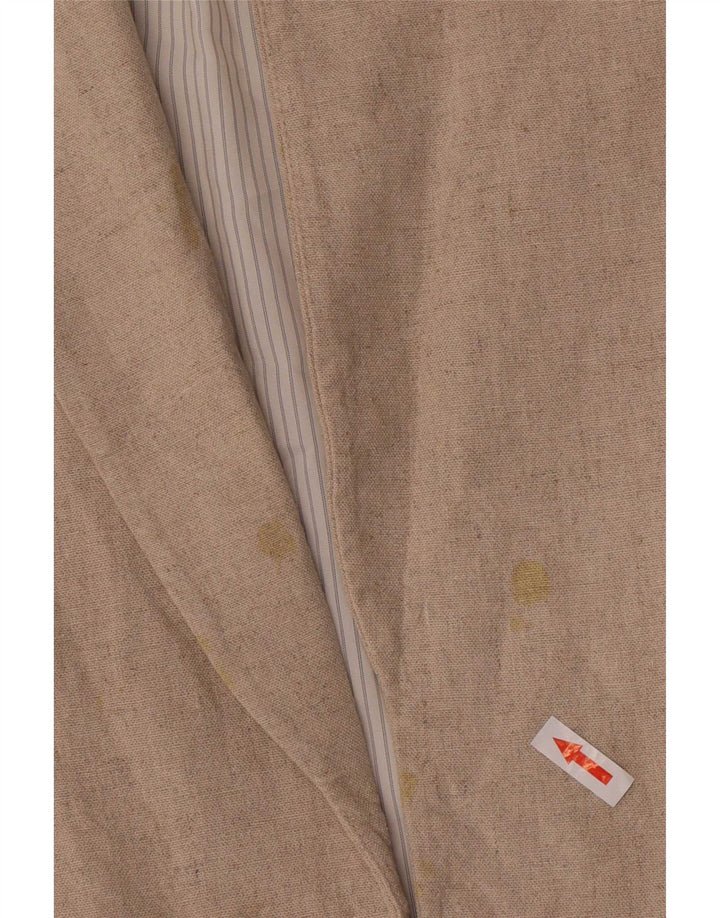 Giacca blazer da donna Zara UK 12 Viscosa beige medio